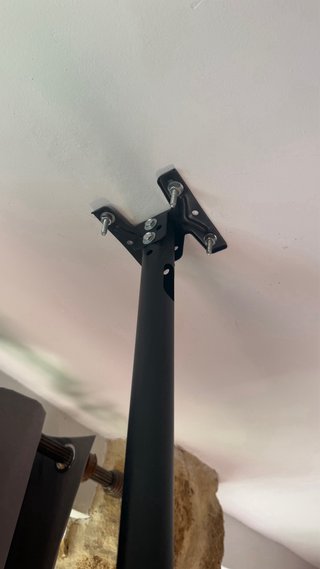 Soporte Techo TV Negro