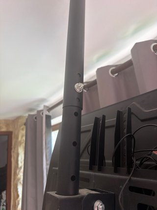 Soporte Techo TV Negro