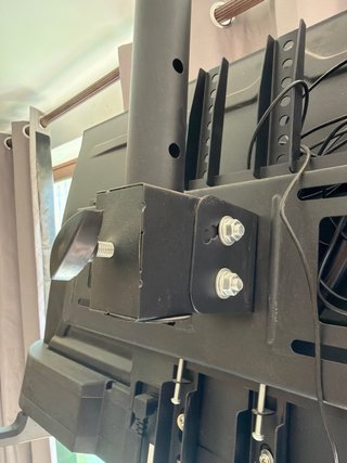 Soporte Techo TV Negro