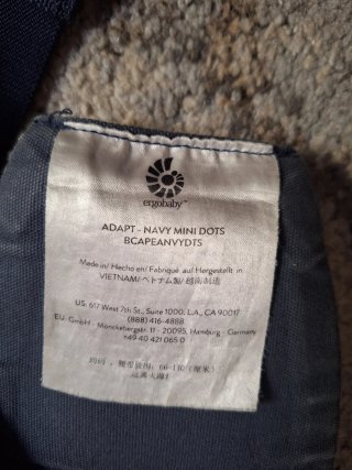 Mochila porteo, portabebés Ergobaby Adapt Azul