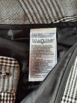 Traje cuadros americana y pantalón