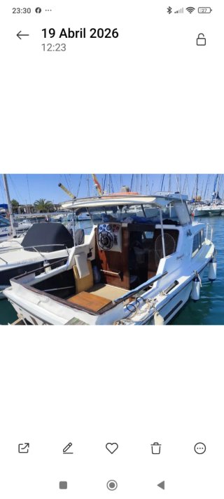 Barco de paseo 6.45 de eslora GPS