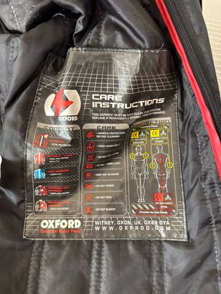 Chaqueta Oxford Moto Hombre XXL