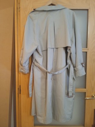 Gabardina Lola Valero Beige/Gris