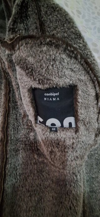 Cappotto marrone con cintura