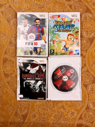 NINTENDO WII PACK: 2 Mandos, Zapper y 6 Juegos