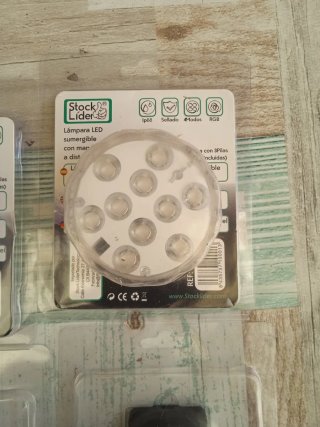 Lámparas LED Sumergibles Stock Lider (4uds)