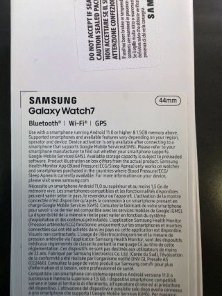 Samsung Galaxy Watch 7 44mm Poco Uso