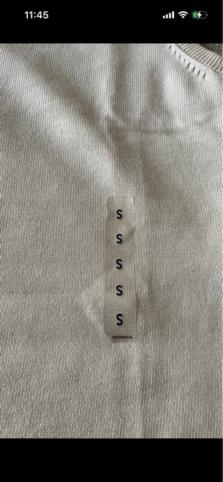 Camiseta punto algodón S