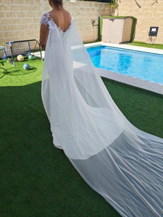 Vestido de Novia Blanco talla 42 marca desconocida
