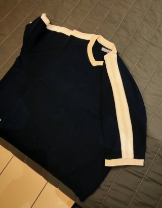 Maglione Worldtribe Blu/Bianco