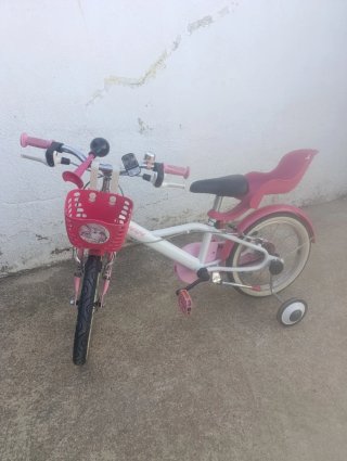 Bicicleta infantil rosa Btwin