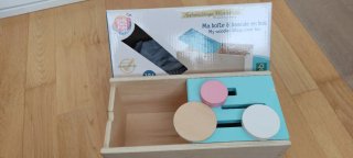 Caja de madera Montessori 18m+