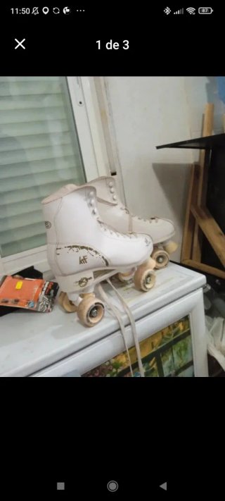 Patines blancos talla 40