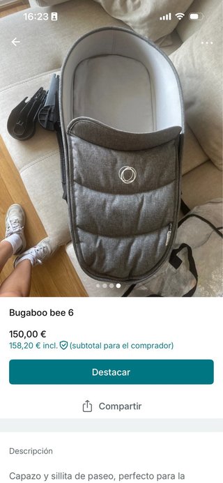 Bugaboo Bee 6 Silla de Paseo