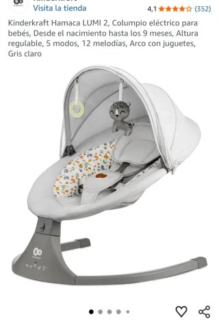 Mecedora para bebé Kinderkraft