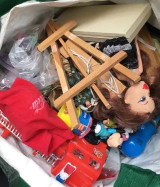 3 Bolsas Juguetes y Figuras