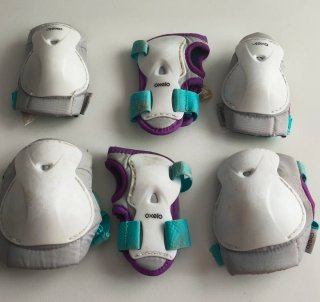 Pack Patines Línea Oxelo Fit 3 (29-32) Proteccione