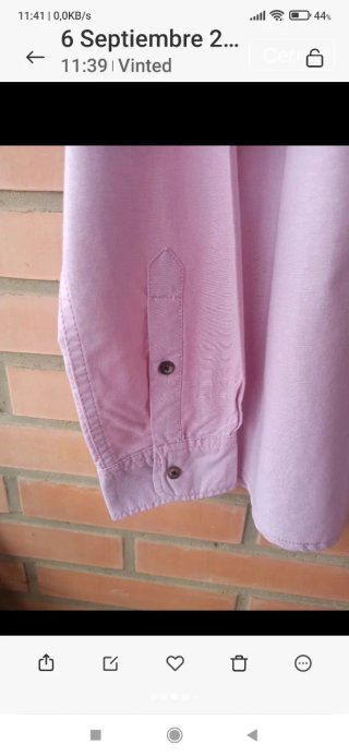 Camisa vaquera rosa Multiblu