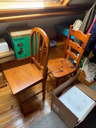 Escritorio de madera y metal