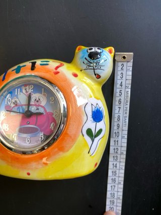 Salvadanaio Orologio Gatto
