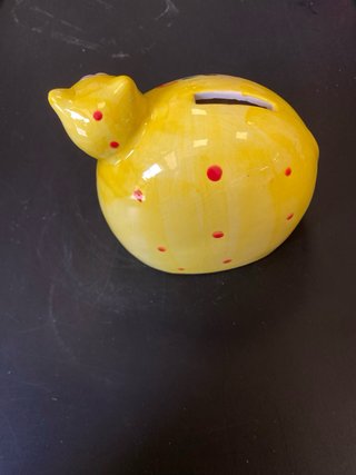 Salvadanaio Orologio Gatto