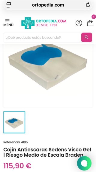 Cojín Antiescaras APEX Sedens 210 Visco Gel