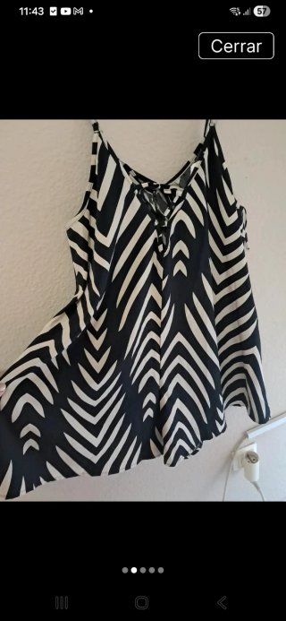 Mono corto estampado zigzag