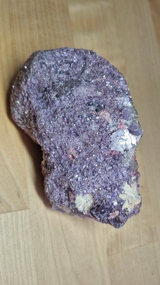 Espectacular Lepidolita Mineral Litio Turmalina