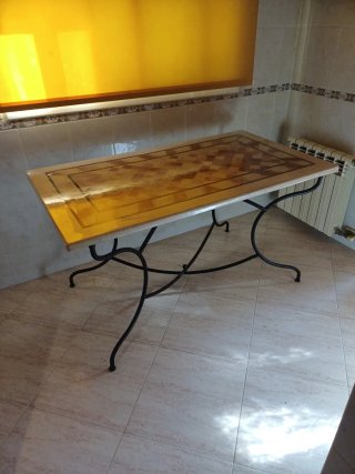 Mesa Artesanal Mosaico Marroquí