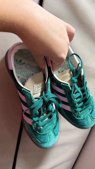 Adidas Handball Spezial Verde y Rosa