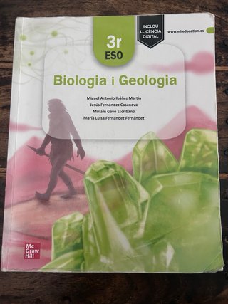 Biologia i Geologia 3r ESO