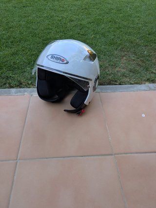 Casco jet Shiro SH-61 APP blanco talla XXS