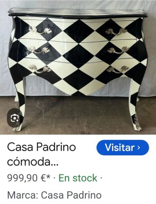 Cómoda Victoriana Azul y blanca