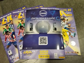 5 álbumes Colección Oficial La Liga 2026-27