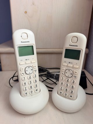 Teléfonos Inalámbricos Panasonic Blancos