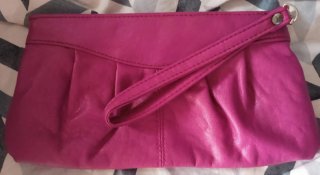 Bolso de mano fucsia