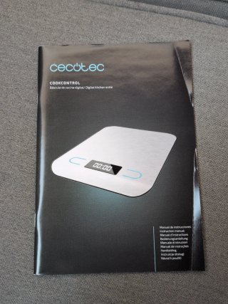 Báscula Cocina Cecotec CookControl