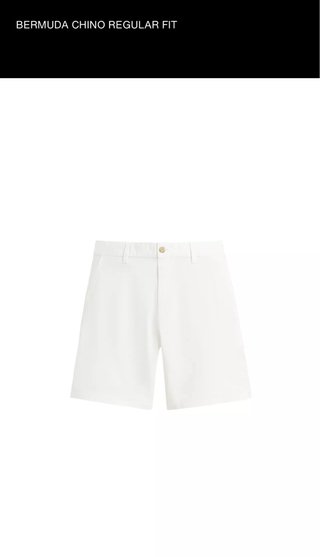 Pantalones Chinos Zara Blancos