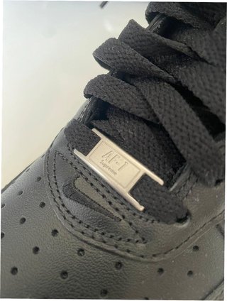 Nike Air Force 1 Low Supreme Negro Talla 36.5