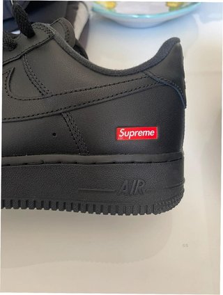 Nike Air Force 1 Low Supreme Negro Talla 36.5