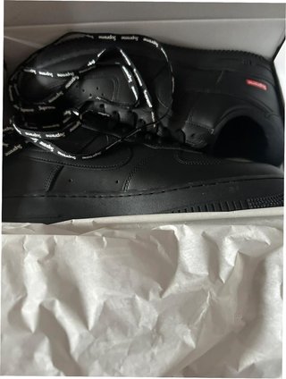 Nike Air Force 1 Low Supreme Negro Talla 39