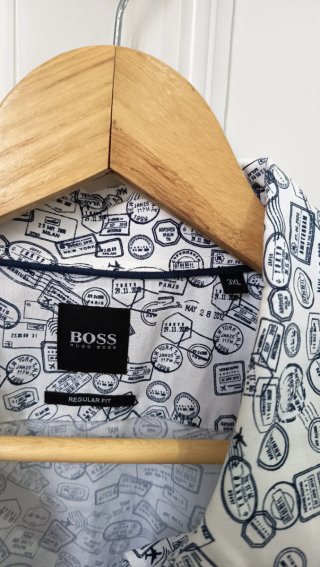 Camisa Hugo Boss Estampada