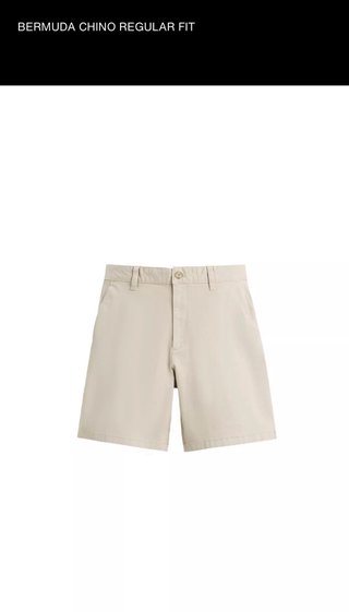 Pantalones Chinos Zara Beige