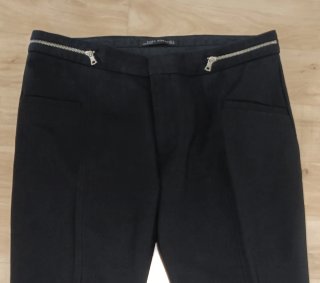 Pantalón Zara Negro Cremallera