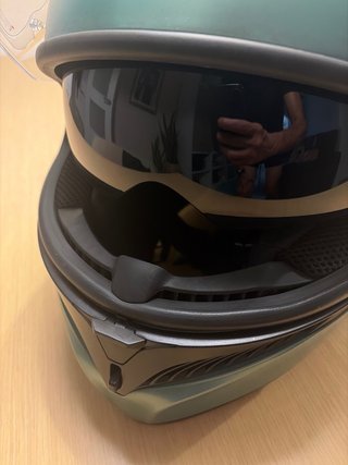 Casco integral Moto AGV Verde Talla L