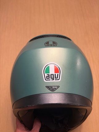 Casco integral Moto AGV Verde Talla L