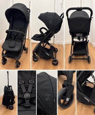 Silla de paseo Asalvo negra