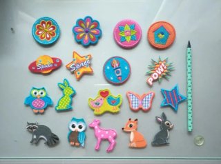 Parches bordados motivos variados