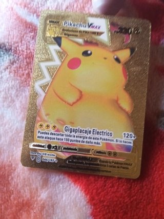 Carta Pokémon Pikachu VMAX Gigaplacaje Eléctrico